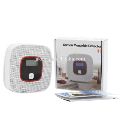 2020 carbon monoxide detector CO alarm with human voice display battery operated CE standard